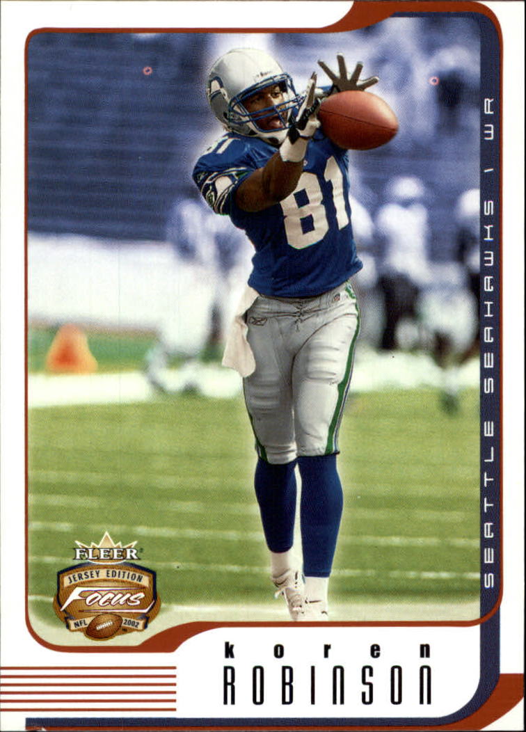2002 Focus JE (Fleer) Football "Main Set" Cards - Picture 134 of 225