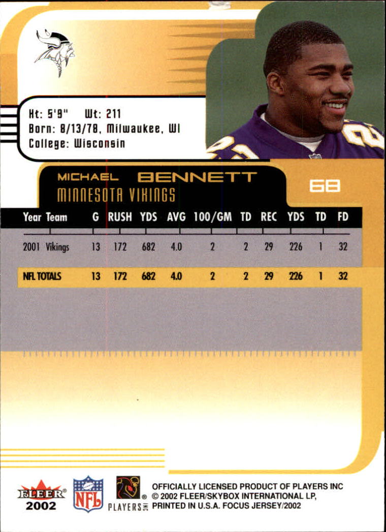 2002 Focus JE (Fleer) Football "Main Set" Cards - Picture 137 of 225