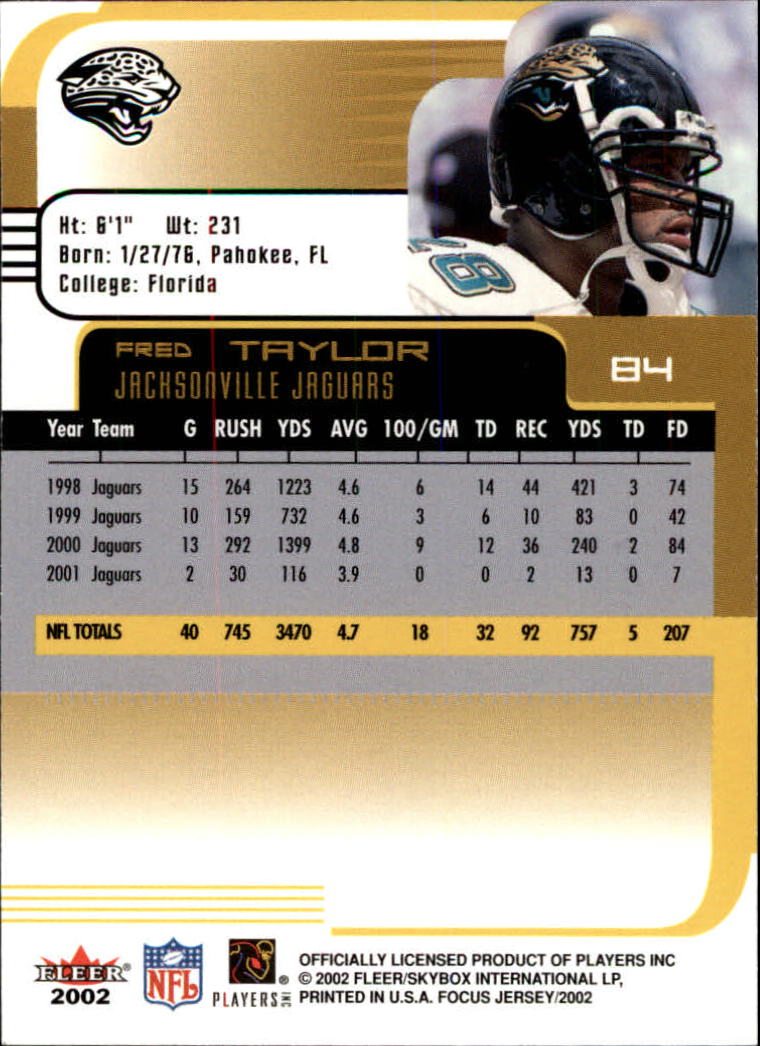2002 Focus JE (Fleer) Football "Main Set" Cards - Picture 169 of 225