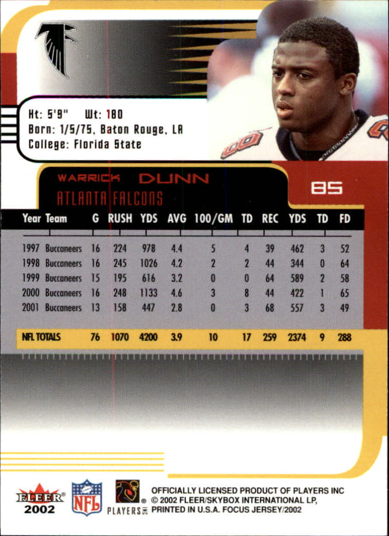 2002 Focus JE (Fleer) Football "Main Set" Cards - Picture 171 of 225