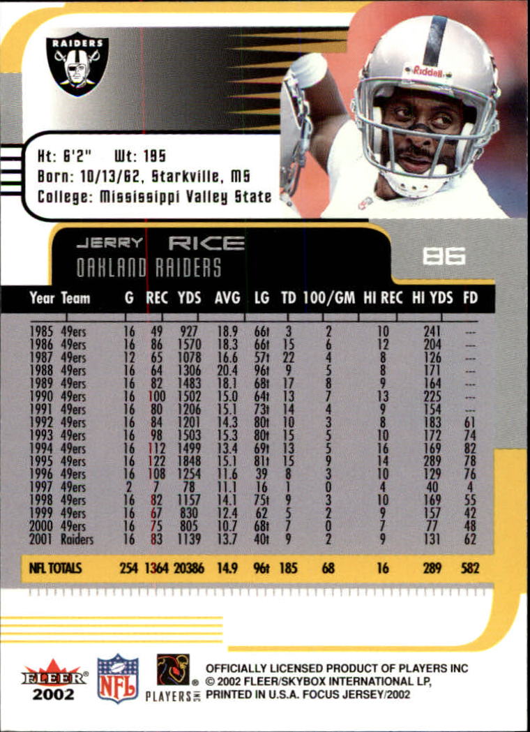2002 Focus JE (Fleer) Football "Main Set" Cards - Picture 173 of 225