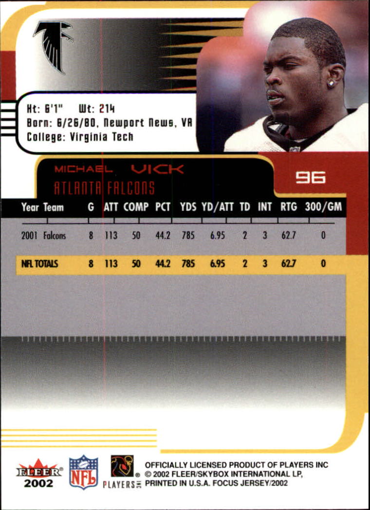 2002 Focus JE (Fleer) Football "Main Set" Cards - Picture 193 of 225
