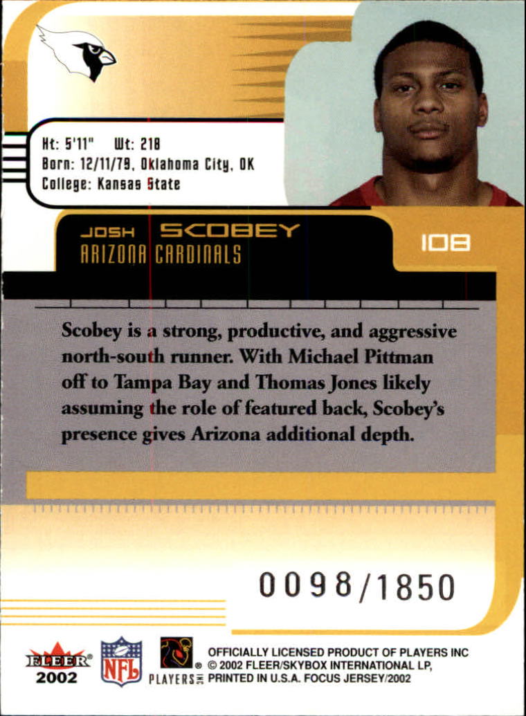 2002 Focus JE (Fleer) Football "Main Set" Cards - Picture 205 of 225