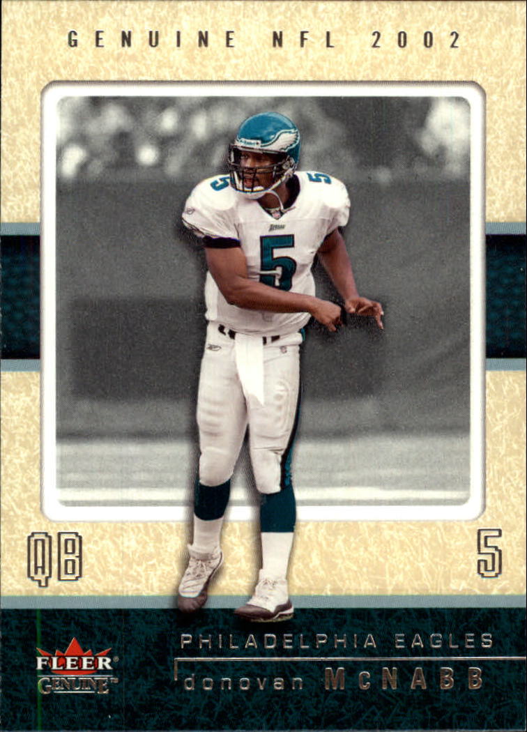 2002 Genuine (Fleer) Football Cards - Picture 2 of 47