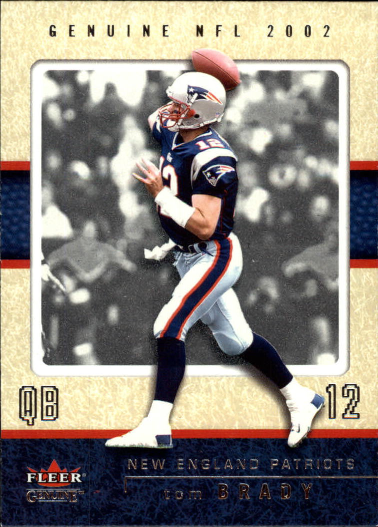 2002 Fleer Genuine #43 Tom Brady