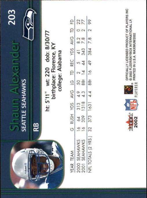 2002 Maximum (Fleer) Football "Main Set" Cards - Picture 31 of 53
