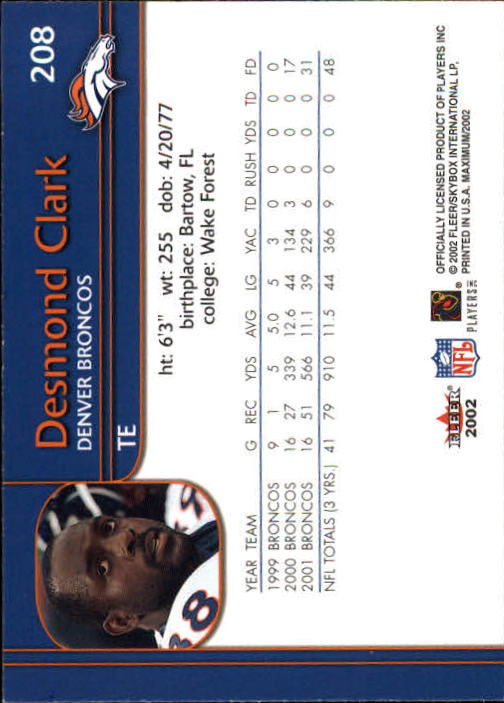 2002 Maximum (Fleer) Football "Main Set" Cards - Picture 33 of 53
