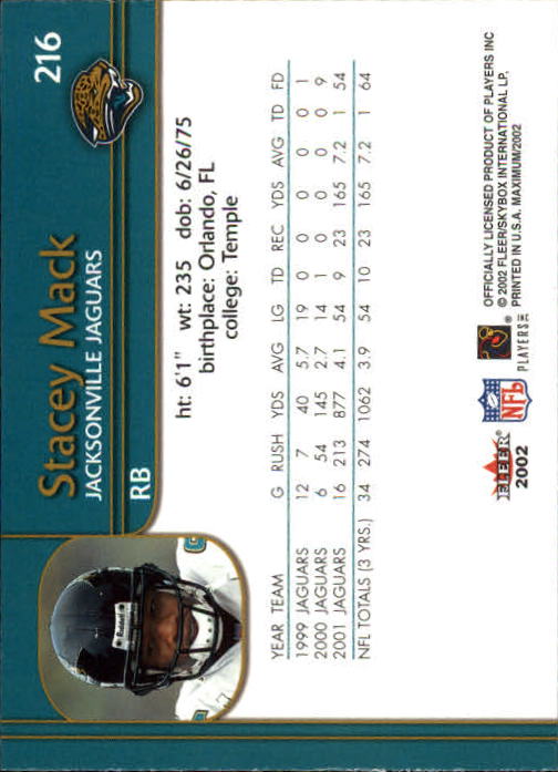 2002 Maximum (Fleer) Football "Main Set" Cards - Picture 35 of 53