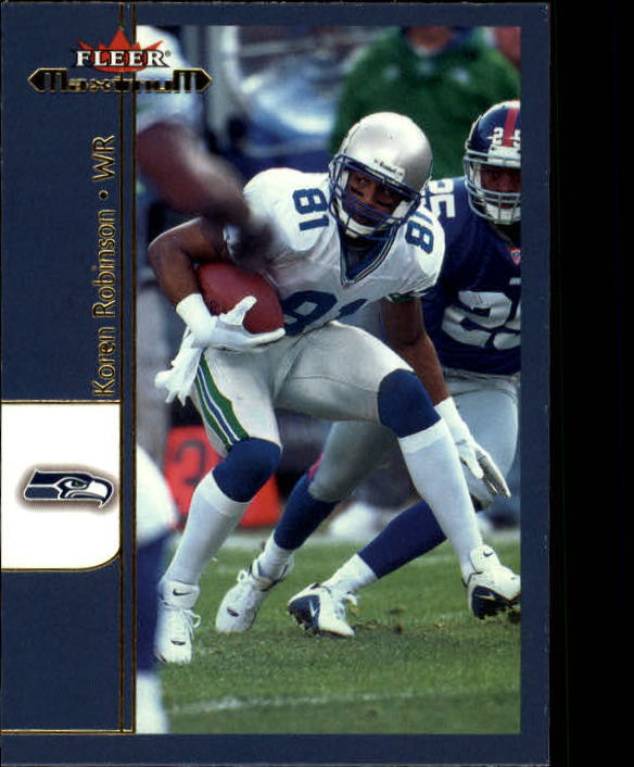 2002 Maximum (Fleer) Football "Main Set" Cards - Picture 36 of 53