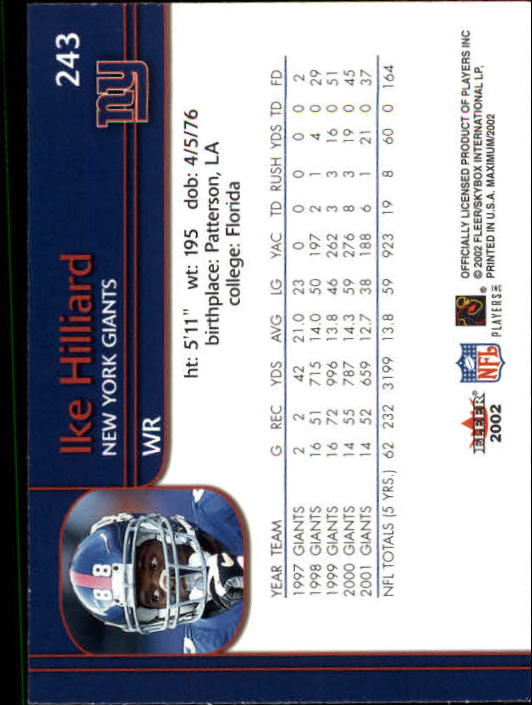 2002 Maximum (Fleer) Football "Main Set" Cards - Picture 45 of 53