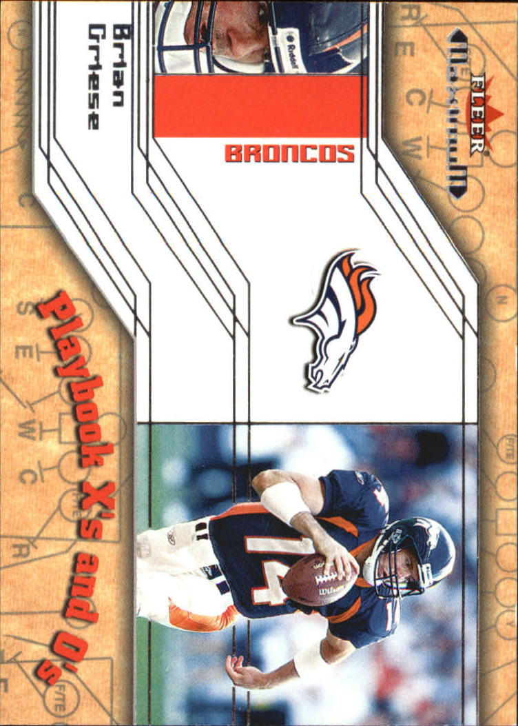 2002 Fleer Maximum Playbook X's and O's #3 Brian Griese