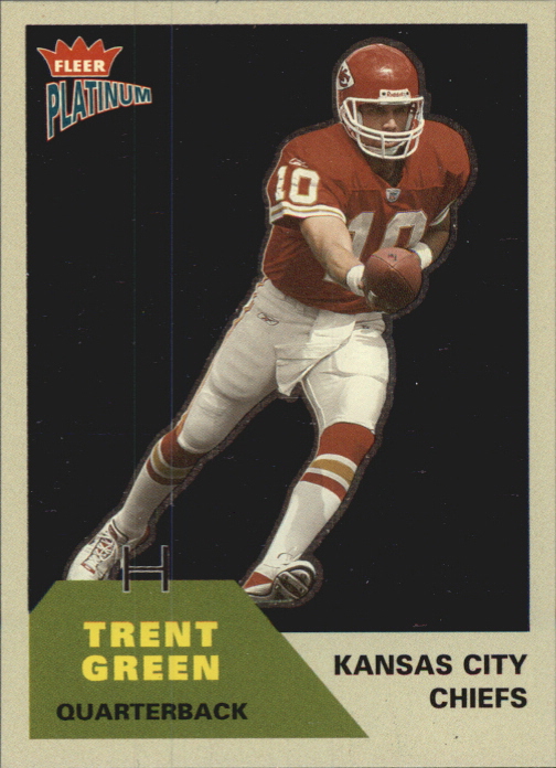 2002 Fleer Platinum Finish #40 Trent Green