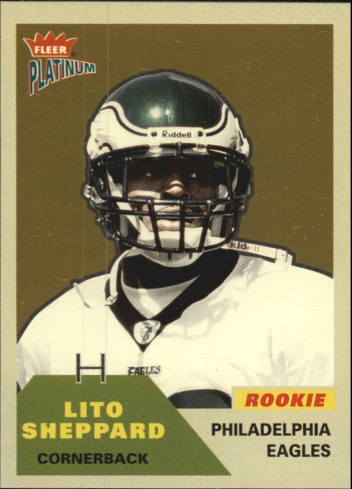 2002 Fleer Platinum Finish #231 Lito Sheppard