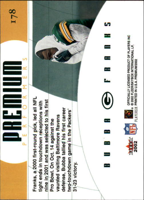 2002 Premium (Fleer) Football "Main Set" Cards - Picture 153 of 177