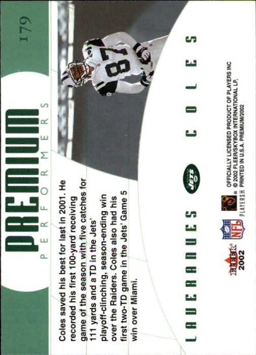 2002 Premium (Fleer) Football "Main Set" Cards - Picture 155 of 177