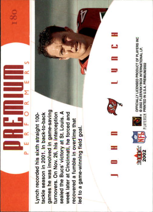 2002 Premium (Fleer) Football "Main Set" Cards - Picture 157 of 177