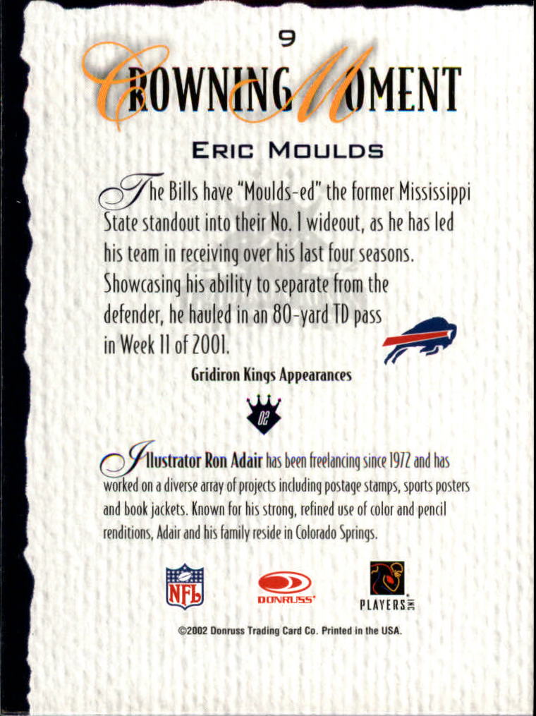 A8900- 2002 Gridiron Kings Bronze Football Cards -You Pick- 15+ FREE US SHIP - Picture 19 of 324