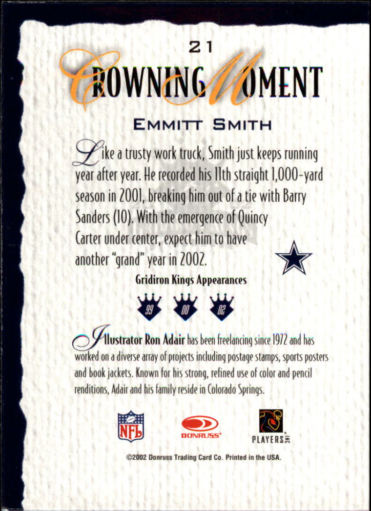 A8900- 2002 Gridiron Kings Bronze Football Cards -You Pick- 15+ FREE US SHIP - Picture 43 of 324