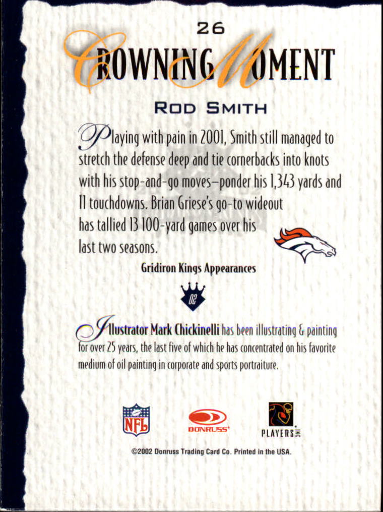 A8900- 2002 Gridiron Kings Bronze Football Cards -You Pick- 15+ FREE US SHIP - Picture 53 of 324