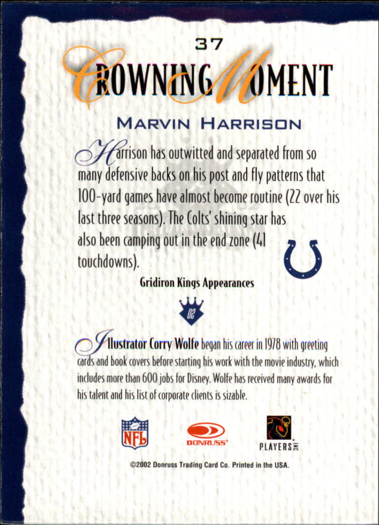 A8900- 2002 Gridiron Kings Bronze Football Cards -You Pick- 15+ FREE US SHIP - Picture 75 of 324