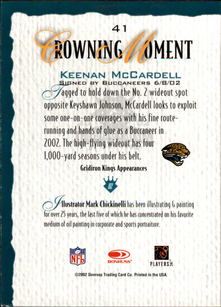A8900- 2002 Gridiron Kings Bronze Football Cards -You Pick- 15+ FREE US SHIP - Picture 83 of 324