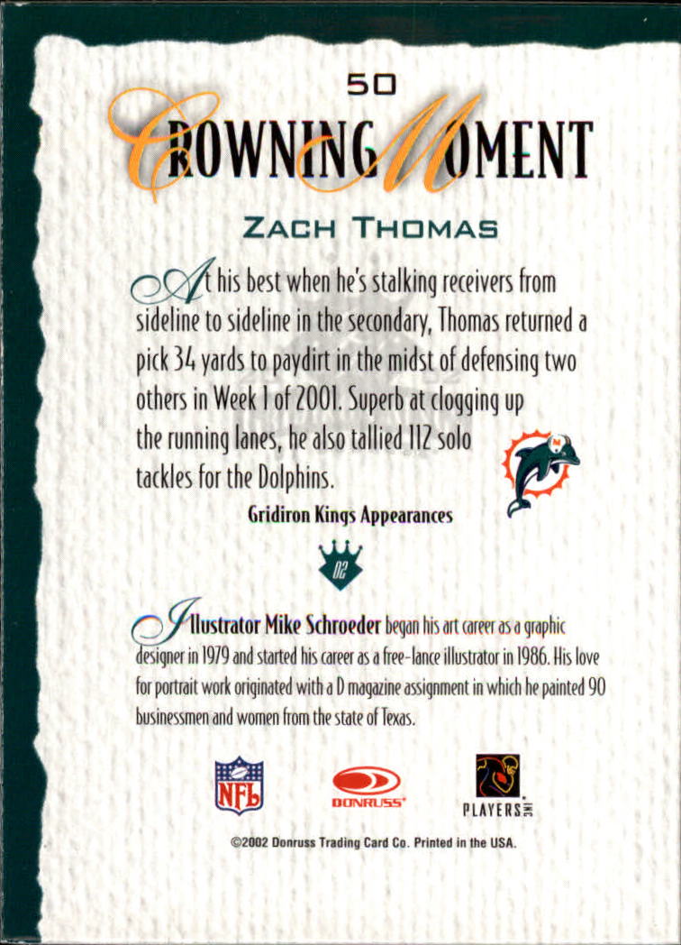A8900- 2002 Gridiron Kings Bronze Football Cards -You Pick- 15+ FREE US SHIP - Picture 101 of 324