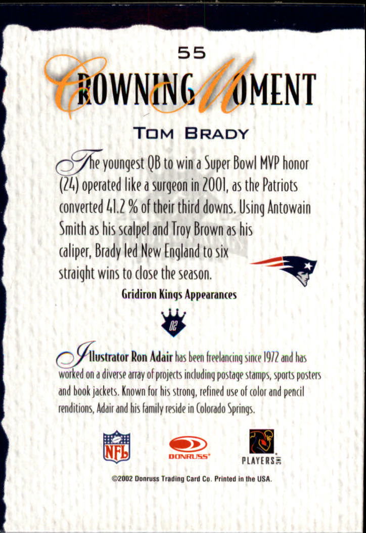 A8900- 2002 Gridiron Kings Bronze Football Cards -You Pick- 15+ FREE US SHIP - Picture 111 of 324