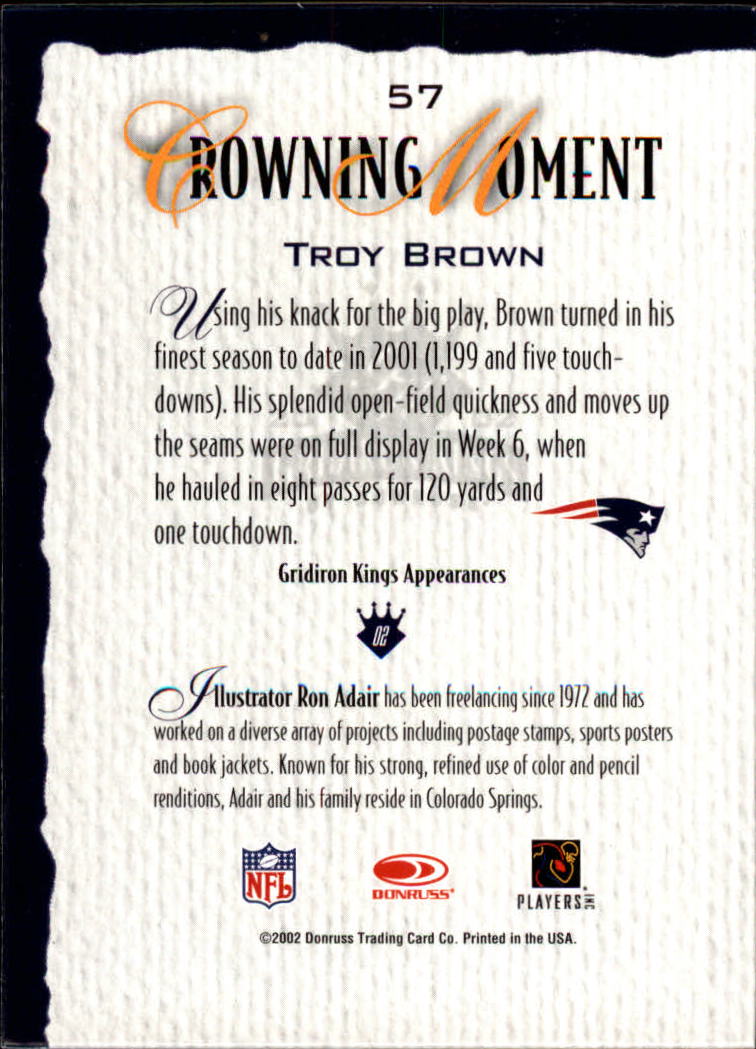 A8900- 2002 Gridiron Kings Bronze Football Cards -You Pick- 15+ FREE US SHIP - Picture 115 of 324