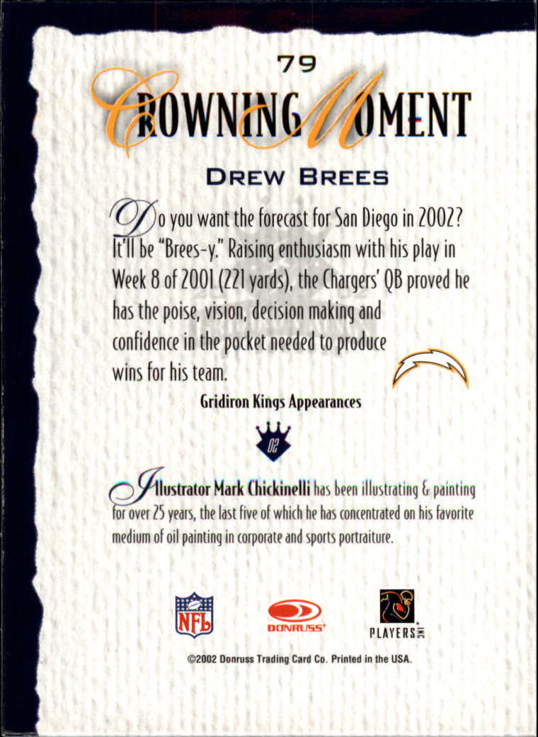 A8900- 2002 Gridiron Kings Bronze Football Cards -You Pick- 15+ FREE US SHIP - Picture 149 of 324