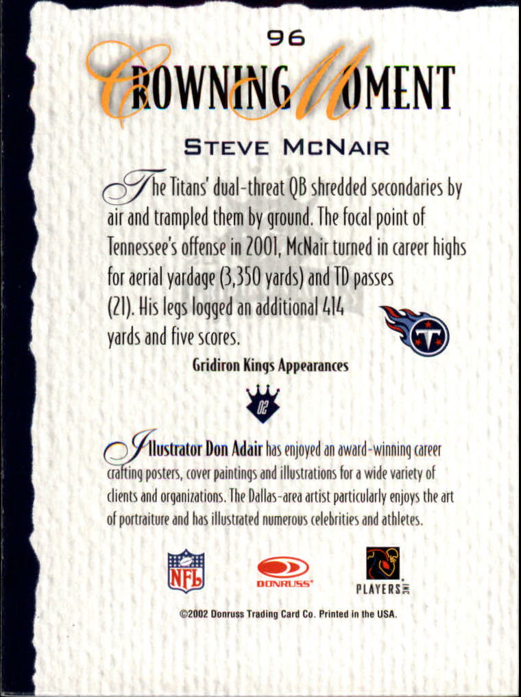 A8900- 2002 Gridiron Kings Bronze Football Cards -You Pick- 15+ FREE US SHIP - Picture 177 of 324