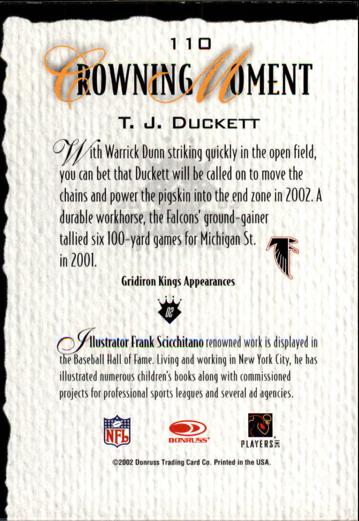 A8900- 2002 Gridiron Kings Bronze Football Cards -You Pick- 15+ FREE US SHIP - Picture 205 of 324