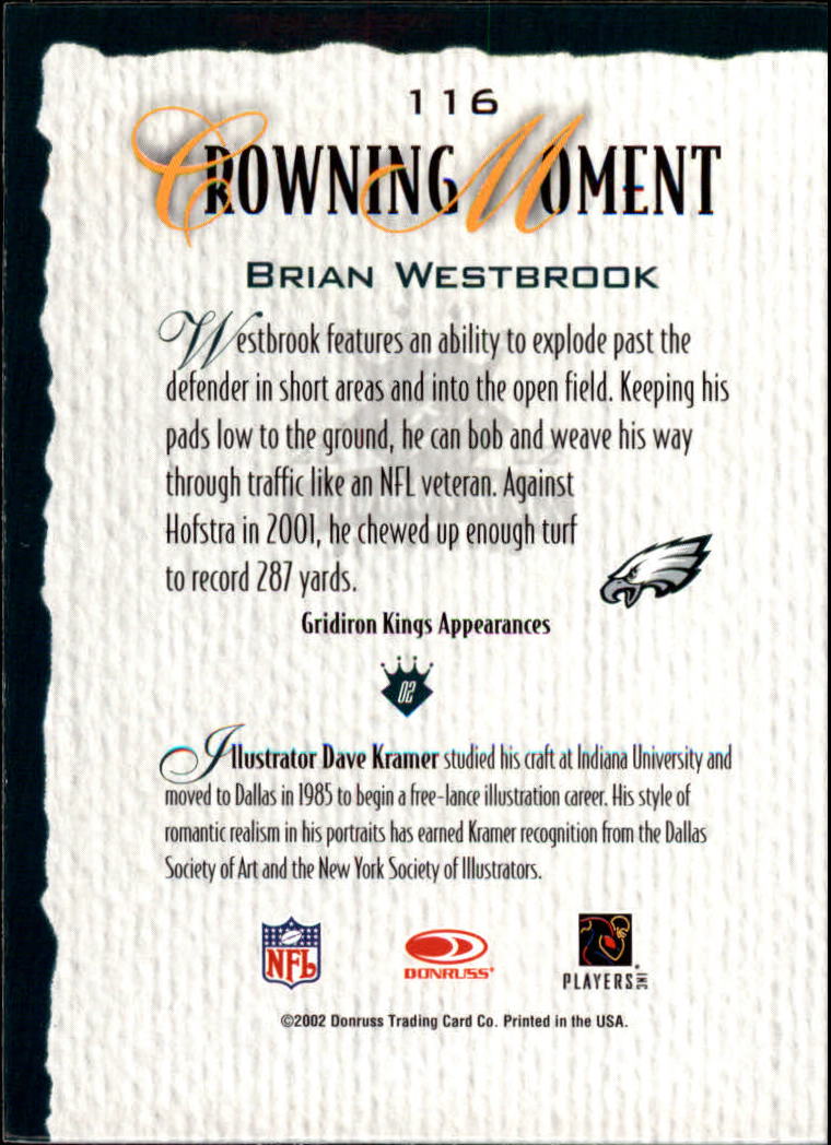 A8900- 2002 Gridiron Kings Bronze Football Cards -You Pick- 15+ FREE US SHIP - Picture 217 of 324