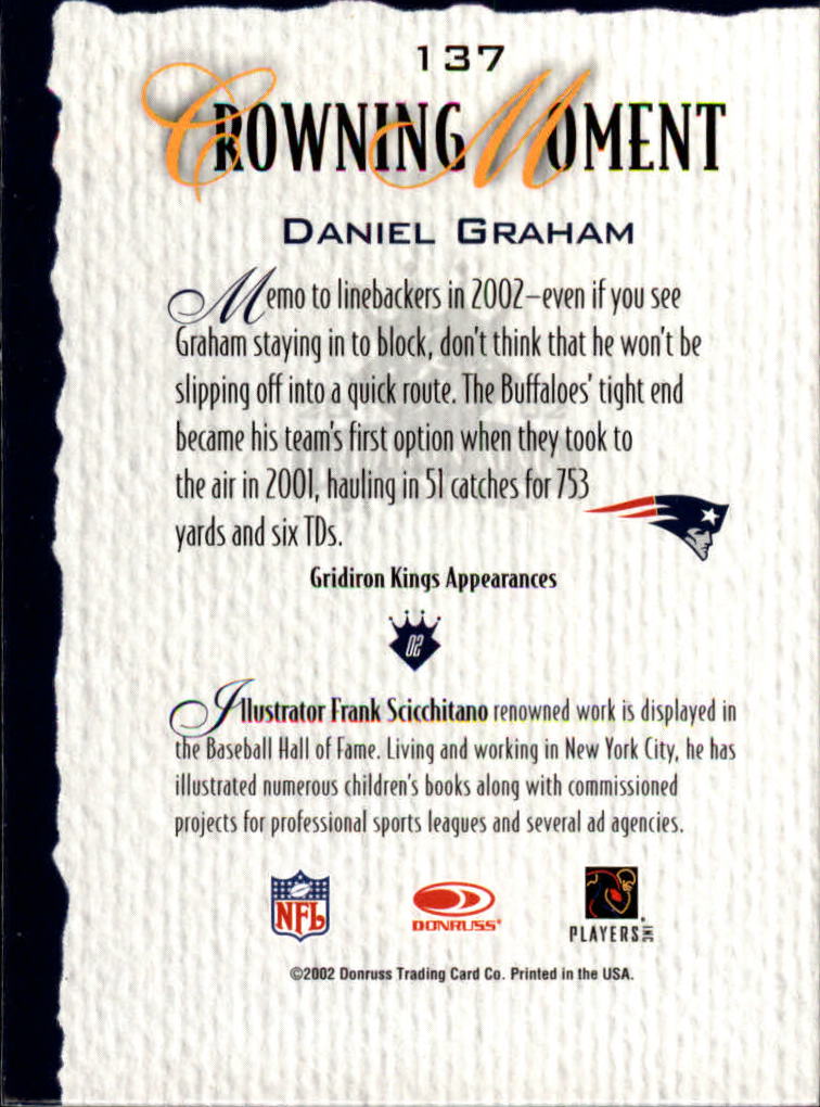 A8900- 2002 Gridiron Kings Bronze Football Cards -You Pick- 15+ FREE US SHIP - Picture 258 of 324