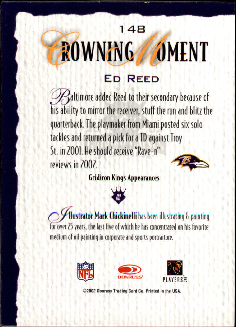 A8900- 2002 Gridiron Kings Bronze Football Cards -You Pick- 15+ FREE US SHIP - Picture 278 of 324