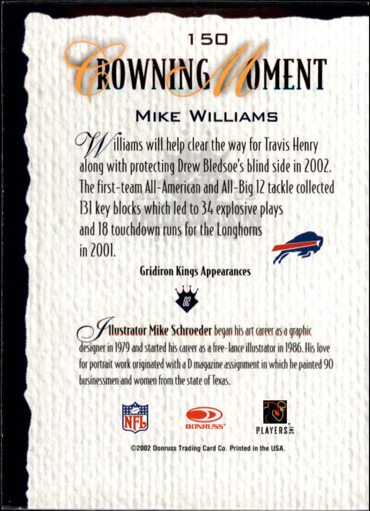A8900- 2002 Gridiron Kings Bronze Football Cards -You Pick- 15+ FREE US SHIP - Picture 282 of 324
