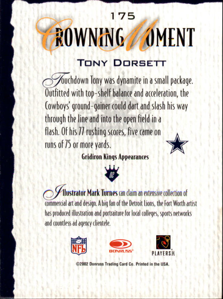 A8900- 2002 Gridiron Kings Bronze Football Cards -You Pick- 15+ FREE US SHIP - Picture 324 of 324
