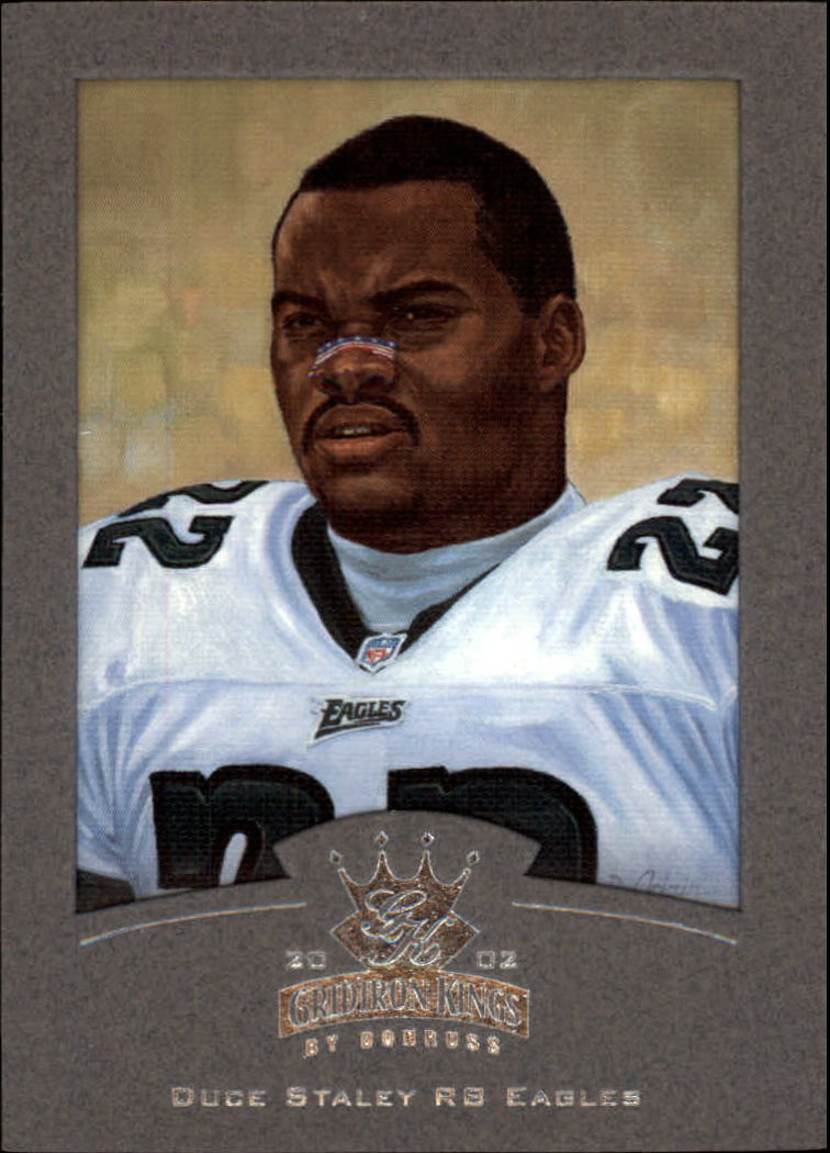 2002 Gridiron Kings Silver #72 Duce Staley