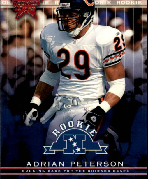 2002 Leaf Rookies and Stars #101 Adrian Peterson RC