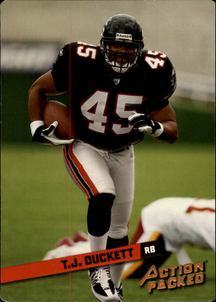 2002 Leaf Rookies and Stars Action Packed Bronze #3 T.J. Duckett