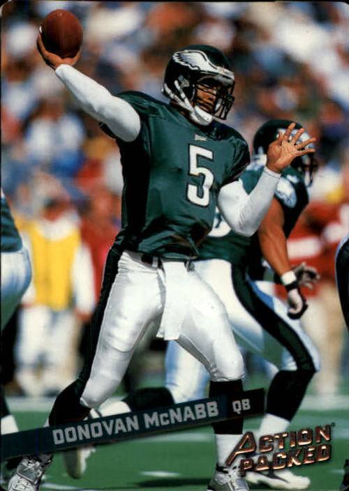 2002 Leaf Rookies and Stars Action Packed Silver #12 Donovan McNabb