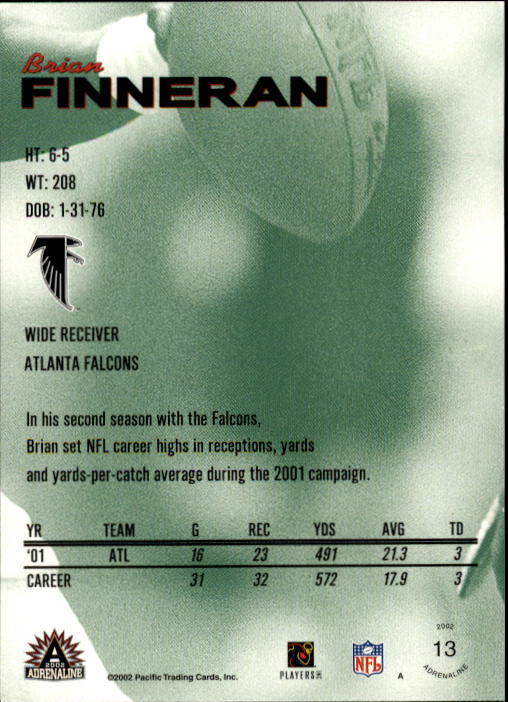 B4841- 2002 Pacific Adrenaline FB #s 1-200 +Rookies -You Pick- 15+ FREE US SHIP - Picture 25 of 336