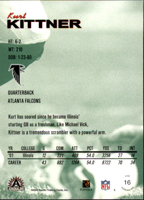 B4841- 2002 Pacific Adrenaline FB #s 1-200 +Rookies -You Pick- 15+ FREE US SHIP - Picture 31 of 336