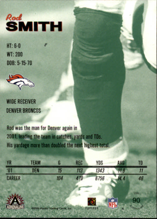 B4841- 2002 Pacific Adrenaline FB #s 1-200 +Rookies -You Pick- 15+ FREE US SHIP - Picture 136 of 336