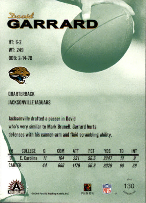 B4841- 2002 Pacific Adrenaline FB #s 1-200 +Rookies -You Pick- 15+ FREE US SHIP - Picture 206 of 336