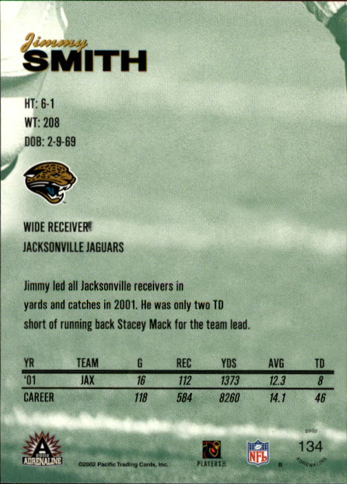 B4841- 2002 Pacific Adrenaline FB #s 1-200 +Rookies -You Pick- 15+ FREE US SHIP - Picture 214 of 336