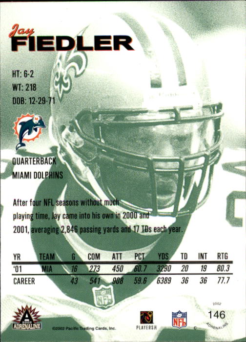 B4841- 2002 Pacific Adrenaline FB #s 1-200 +Rookies -You Pick- 15+ FREE US SHIP - Picture 238 of 336