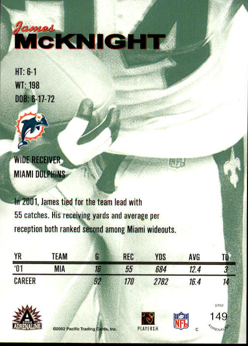 B4841- 2002 Pacific Adrenaline FB #s 1-200 +Rookies -You Pick- 15+ FREE US SHIP - Picture 244 of 336