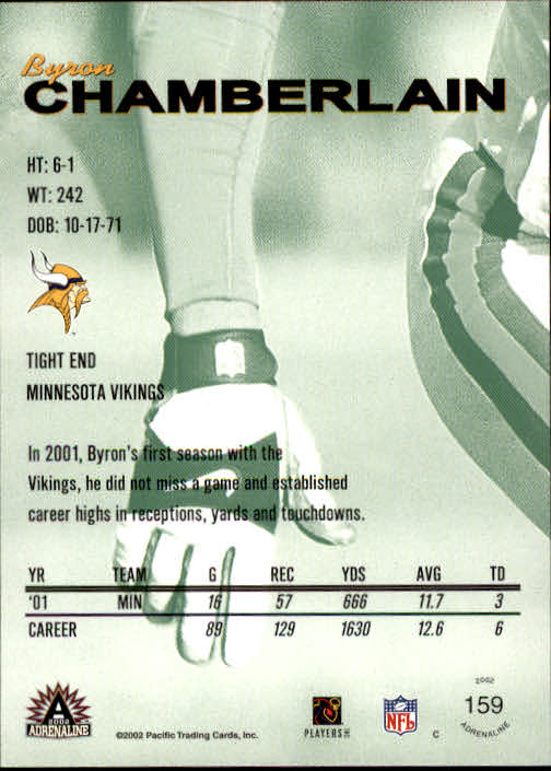 B4841- 2002 Pacific Adrenaline FB #s 1-200 +Rookies -You Pick- 15+ FREE US SHIP - Picture 262 of 336