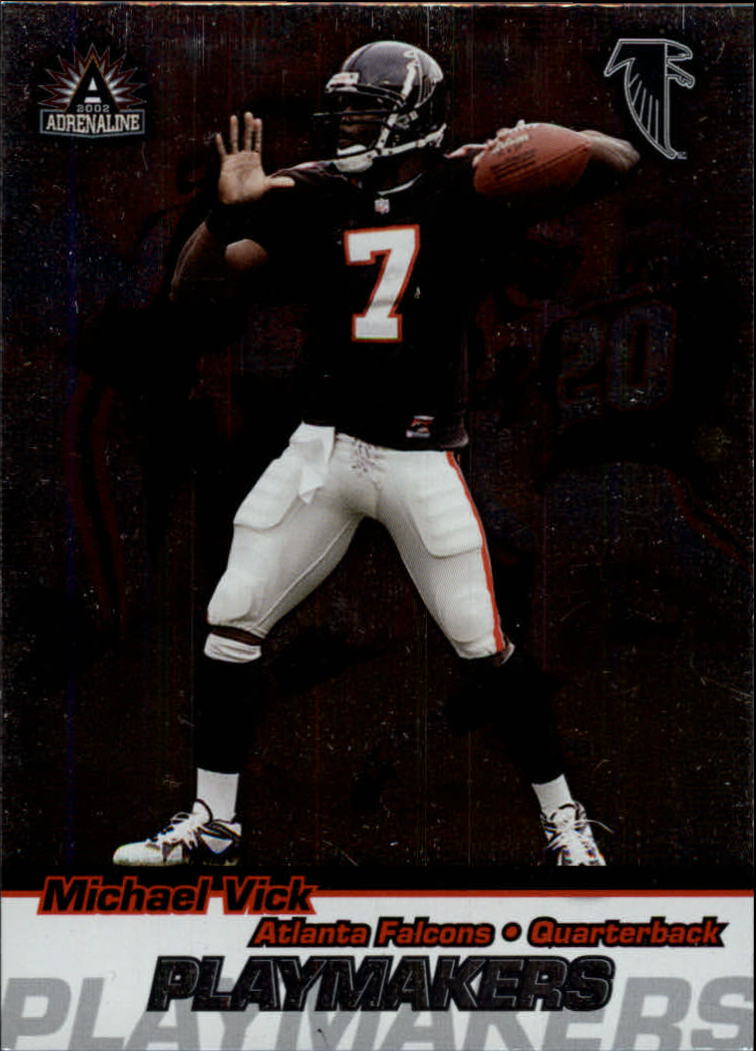 2002 Pacific Adrenaline Playmakers #2 Michael Vick