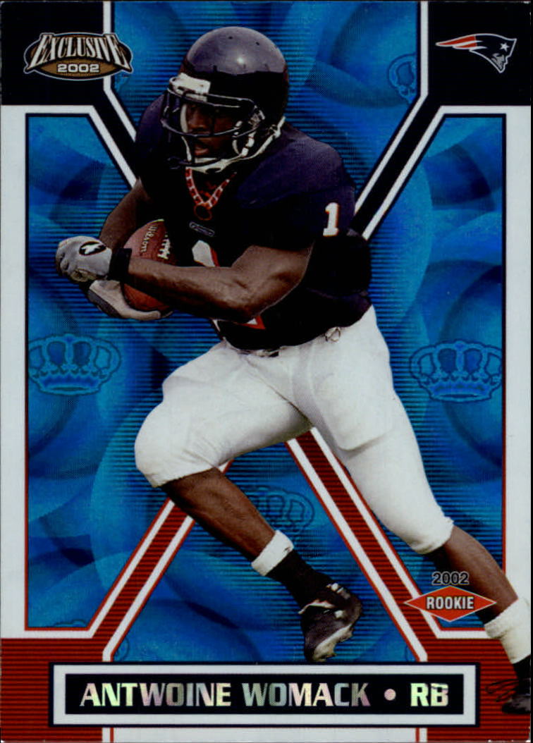 2002 Pacific Exclusive Blue #104 Antwoine Womack